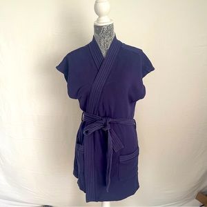 Anthropologie Modal blue kimono robe